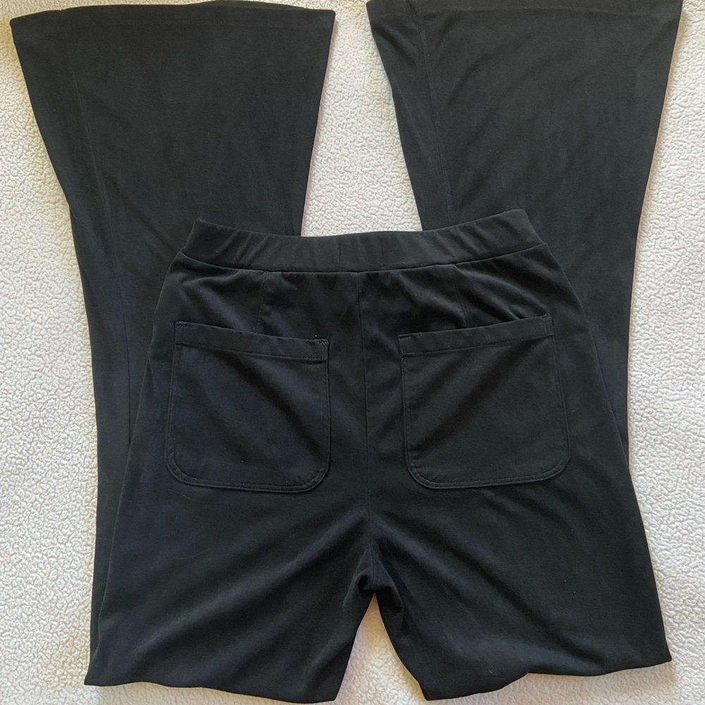 Black Flared Pants